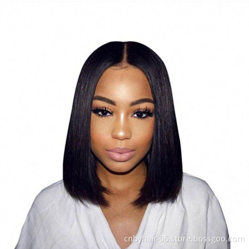 cheap price black braided peruvian short bob wig,cheap human lace frontal wig,brazilian virgin luxury hair wig
